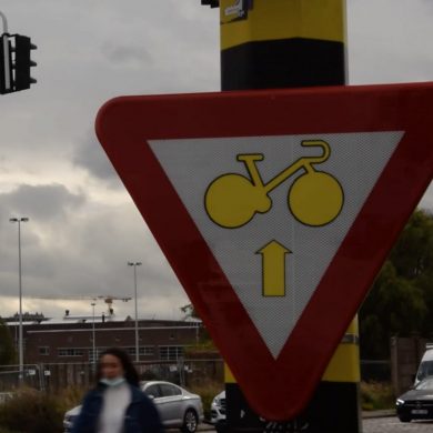 Nieuw verkeersbord in Antwerpen