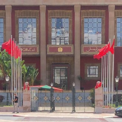 Het Marokkaans parlement in Rabat