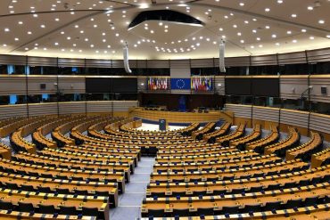 The European Parliament main room, Brussels. Photo by Patricia Casiasus