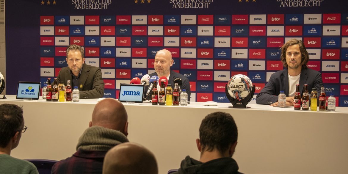 RSC Anderlecht persconferentie