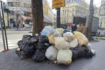 Afval in Parijs