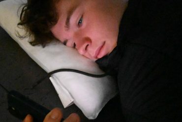Scrollen voor het slapen