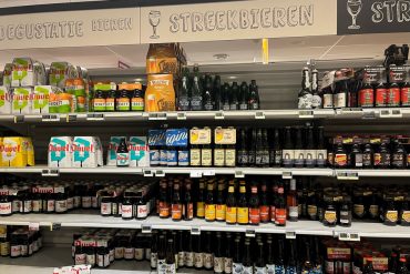 Belgische bieren in winkelrek