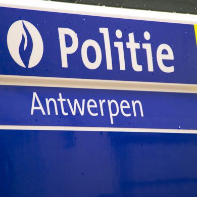 Een politiewagen van Politie Antwerpen