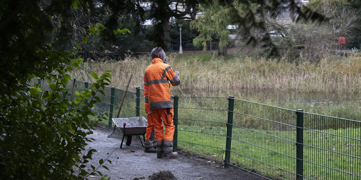 Groendienst Antwerpen in Stadspark