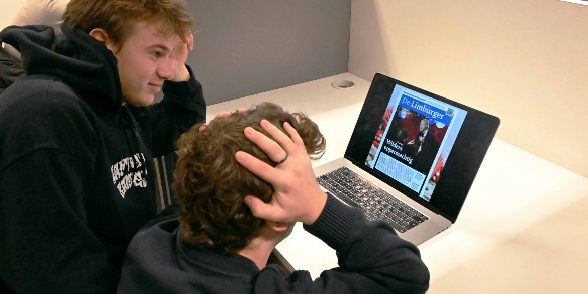 Studenten zijn in shock dat Wilders heeft gewonnen.