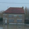 Huis in overstromingsgebied