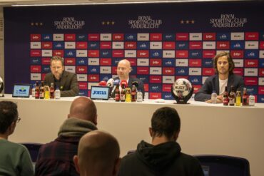 Brian Riemer toen hij nog trainer was van Anderlecht