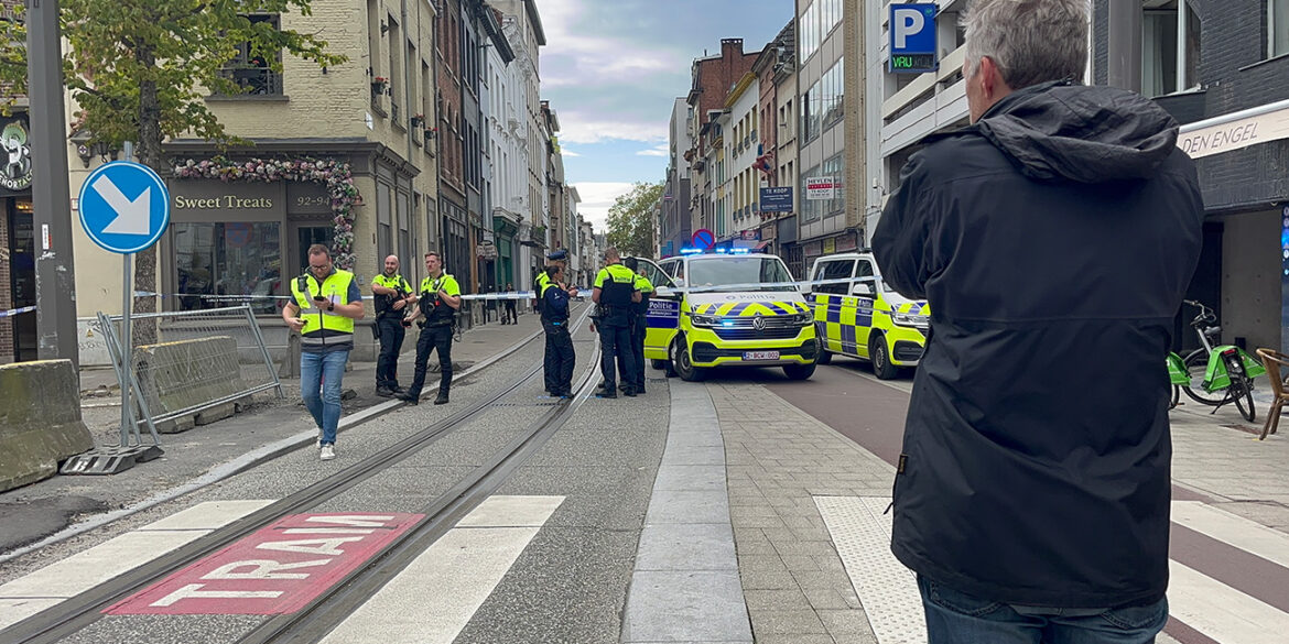 Politie in Jezusstraat