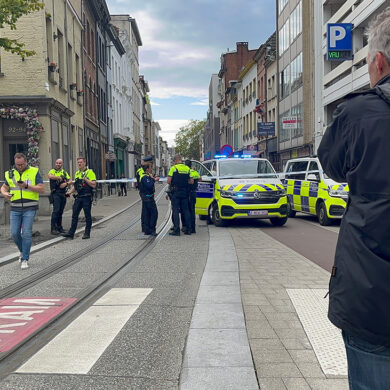 Politie in Jezusstraat