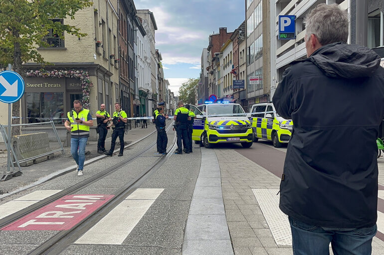 Politie in Jezusstraat