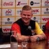 Mike De Decker tijdens persconferentie WGP