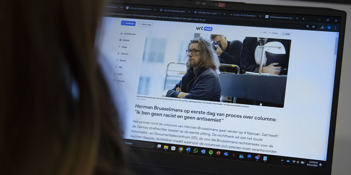 Herman Brusselmans op zijn proces rond zijn uitspraken in HUMO