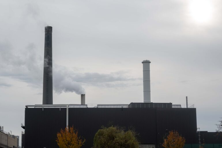 Fabriek Umicore, wereldwijde groep gespecialiseerd in materiaaltechnologie en recyclage.