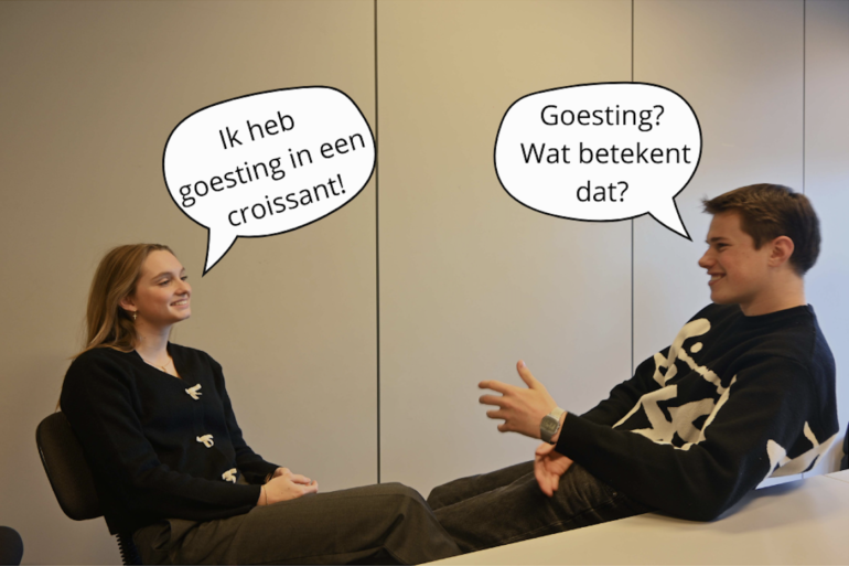 een gesprek tussen een Belg en een Nederlander over het woord goesting