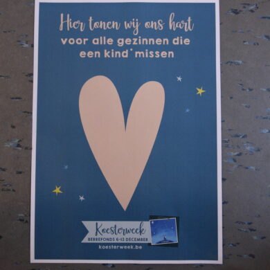 poster met hart erop