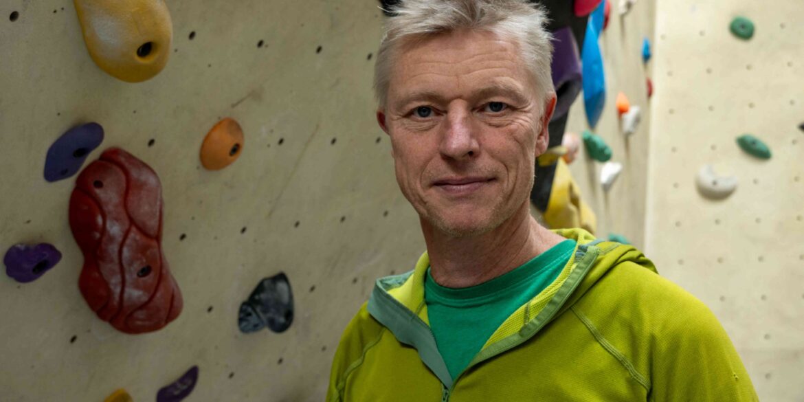 Gert Mercelis, uitbater van klimzaal Wallstreet
