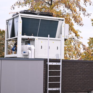 Foto van waterpomp op sportcentrum Beerse