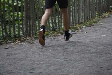 Benen van een loper