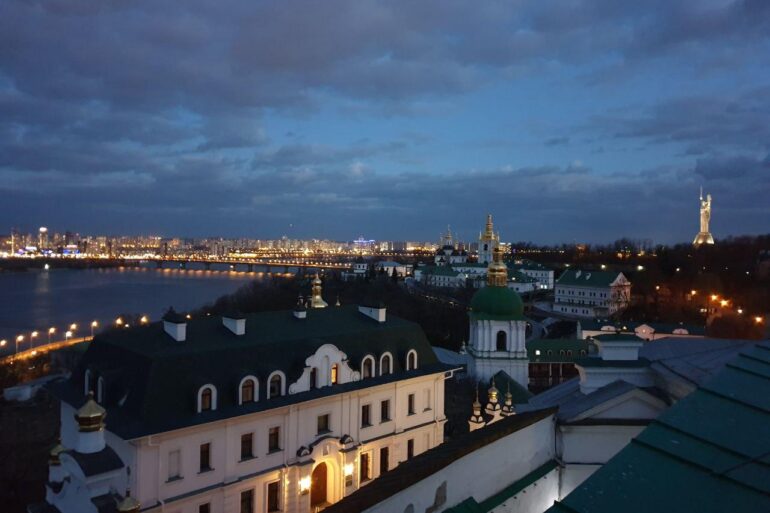 Kiev in de nacht