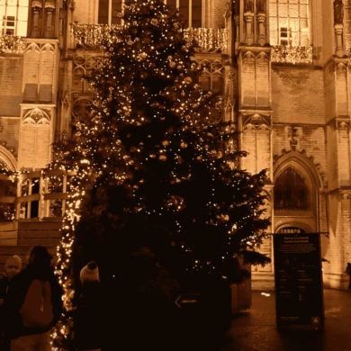 Foto van een kerstboom