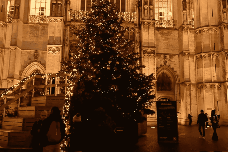 Foto van een kerstboom