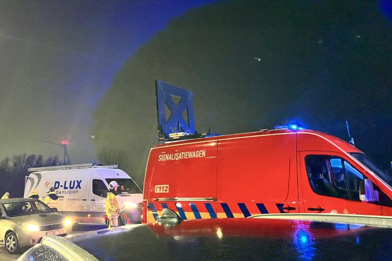 brandweer ongeval A12