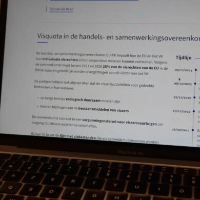 Akkoord quota visvangst 2026