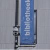 dit is een veiligheidscamera in kapellen aan de bibliotheek
