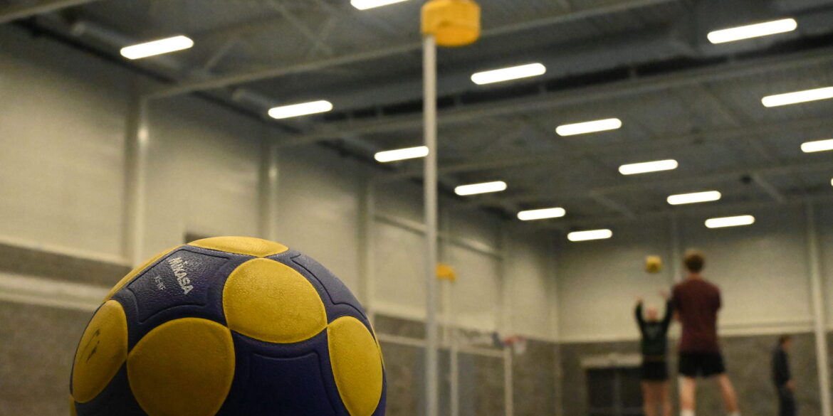 EK korfbal: afbeelding van een bal en de korf.
